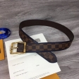 Louis Vuitton Damier Ebene Reverso 40MM Reversible Belt M0038U Brown