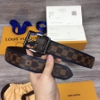 Louis Vuitton Damier Ebene Reverso 40MM Reversible Belt M0038U Brown