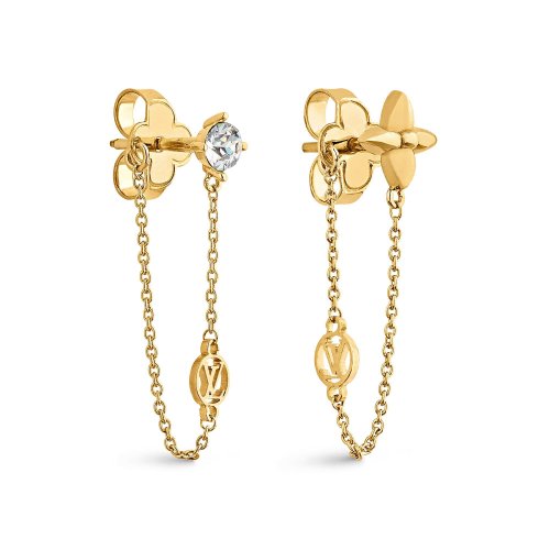 Louis Vuitton Petit Louis Earrings in Gold - Accessories M00390
