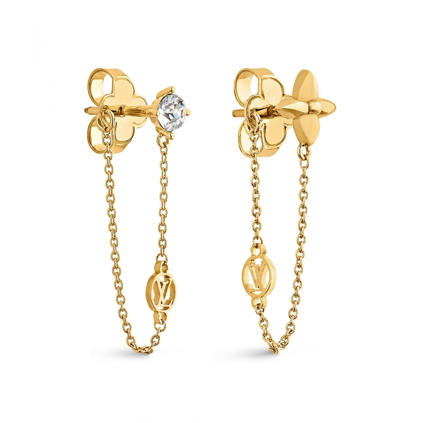 Louis Vuitton Petit Louis Earrings in Gold - Accessories M00390