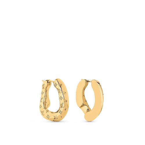 Louis Vuitton 2D Earrings in Gold - Accessories M00393