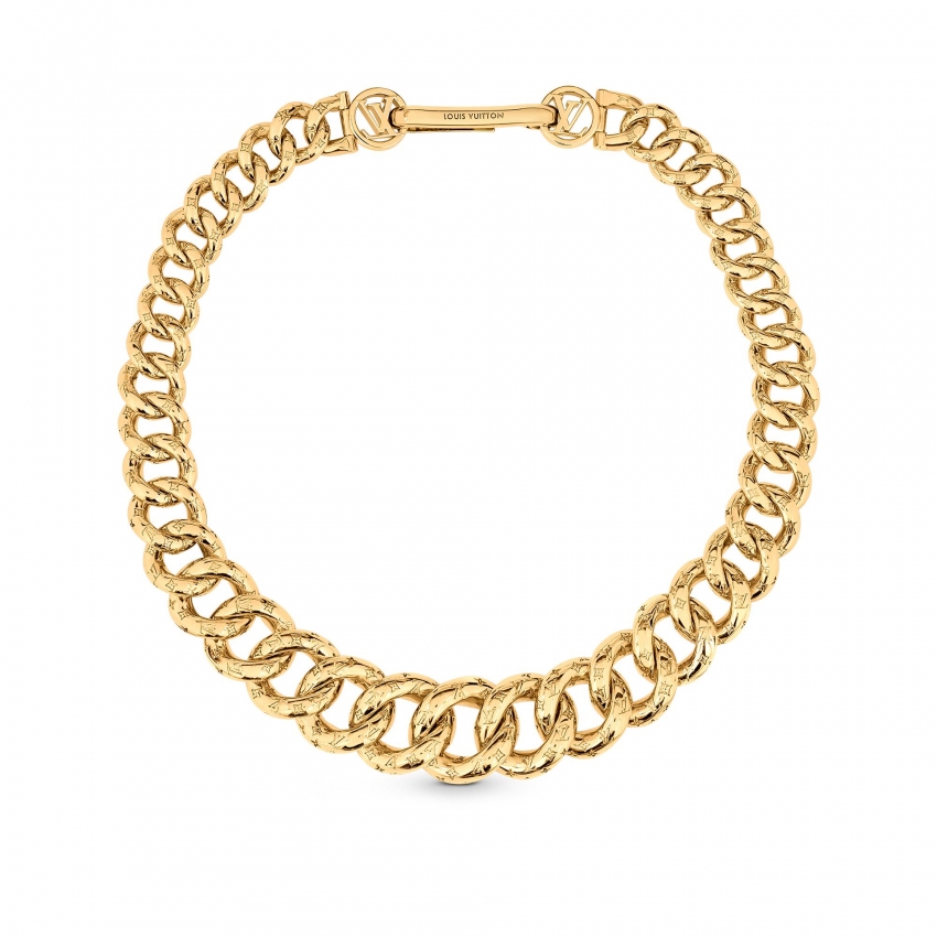 Louis Vuitton 2D Necklace in Gold - Accessories M00398