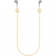 Louis Vuitton Louise Earphone Chain in Gold - Accessories M00404