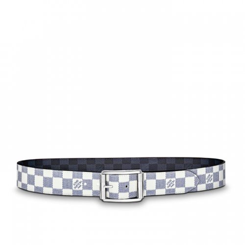 Louis Vuitton Damier Reverso Buckle 40MM Reversible Belt M0040Q Louis Vuitton Damier Reverso Buckle 40MM Reversible Belt M0040Q