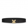 Louis Vuitton Epi Leather LV Twist 40MM Belt M0068W Black