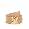 Louis Vuitton Epi Leather LV Twist 40MM Belt M0071W Camel