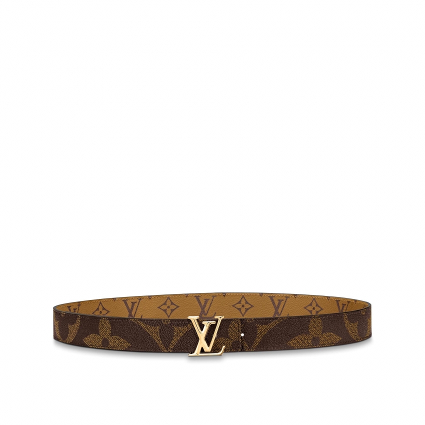 Louis Vuitton LV Iconic 30mm Women\'s Designer Reversible Leather Belt M0149V