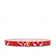 Louis Vuitton LV Iconic 30mm Reversible Belt M0150U Rouge Red/Pink