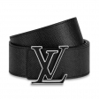 Louis Vuitton LV Initiales 40MM Reversible Belt Men M0157S Black