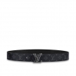 Louis Vuitton LV Initiales 40MM Reversible Belt Men M0157S Black