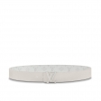 Louis Vuitton LV Initiales 40MM Reversible Belt Men M0158S White