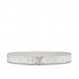 Louis Vuitton LV Initiales 40MM Reversible Belt Men M0158S White