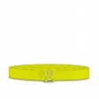 Louis Vuitton LV Initiales 40MM Reversible Belt Men M0160S Yellow