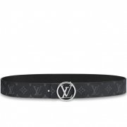 Louis Vuitton LV Circle 40mm Reversible Belt - Men - Accessories M0168U Black Grey