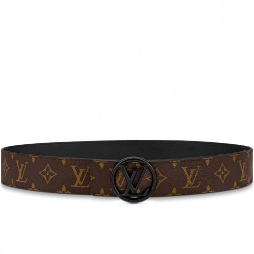 Louis Vuitton LV Circle 40mm Reversible Belt - Men - Accessories M0170U Brown Black