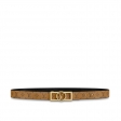 Louis Vuitton Monogram Reverse Dauphine 25mm Reversible belt M0203U Black