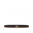 Louis Vuitton LV Circle 20mm Reversible Belt Monogram in Black - Accessories M0300U