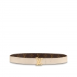 Louis Vuitton LV Initiales 30mm Reversible Monogram Creme - Women Accessories M0317U