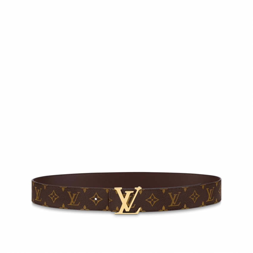 Louis Vuitton LV Initiales 40mm Reversible Belt Monogram in Brown - Accessories M0323Q
