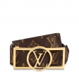 Louis Vuitton Dauphine 35mm Reversible Belt Monogram in Brown - Accessories M0349W