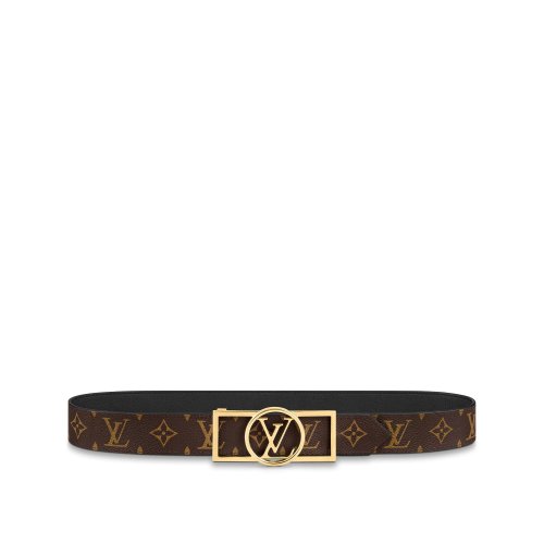 Louis Vuitton Dauphine 35mm Reversible Belt Monogram in Brown - Accessories M0349W