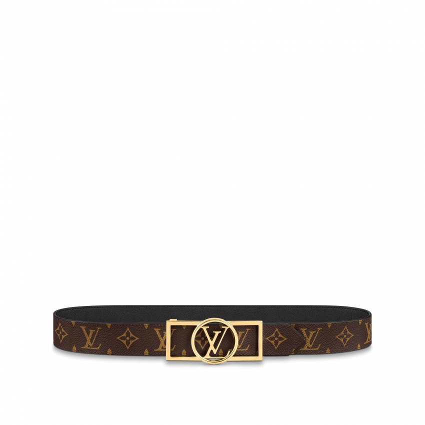 Louis Vuitton Dauphine 35mm Reversible Belt Monogram in Brown - Accessories M0349W