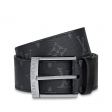 Louis Vuitton Downtown 40MM Belt Monogram Eclipse Canvas in Grey - Accessories M0375Q