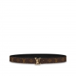 Louis Vuitton LV Glory 30mm Reversible Belt Monogram in Black - Accessories M0382U