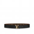 Louis Vuitton LV Chain 30mm Reversible Belt Monogram in Brown - Accessories M0386U