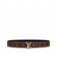 Louis Vuitton LV Chain 30mm Reversible Belt Monogram in Brown - Accessories M0386U