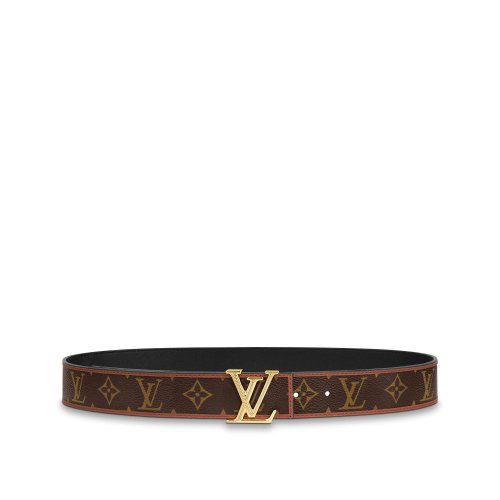 Louis Vuitton LV Chain 30mm Reversible Belt Monogram in Brown - Accessories M0386U