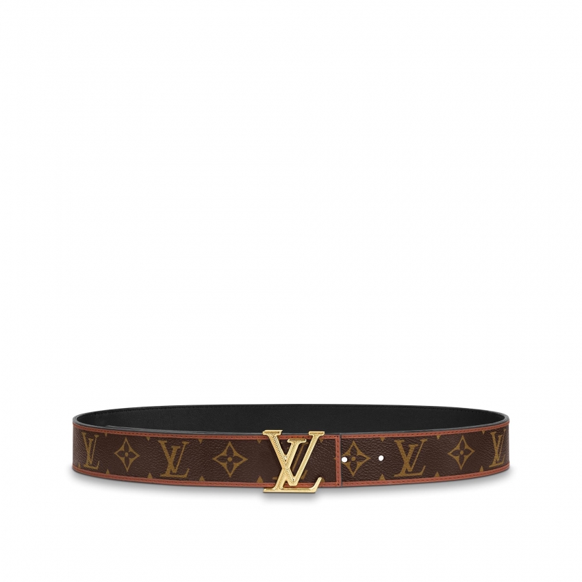 Louis Vuitton LV Chain 30mm Reversible Belt Monogram in Brown - Accessories M0386U