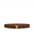Louis Vuitton LV Initiales 30mm Reversible Belt Monogram in Brown - Accessories M0391U