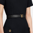 Louis Vuitton LV Iconic 30mm Reversible Belt Monogram Empreinte Leather in Black - Accessories M0393U