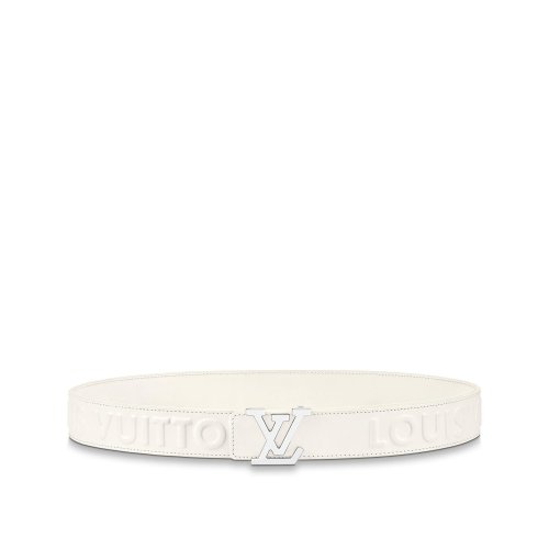 Louis Vuitton LV Aerogram 35MM Reversible Belt - Men - Accessories M0454T White