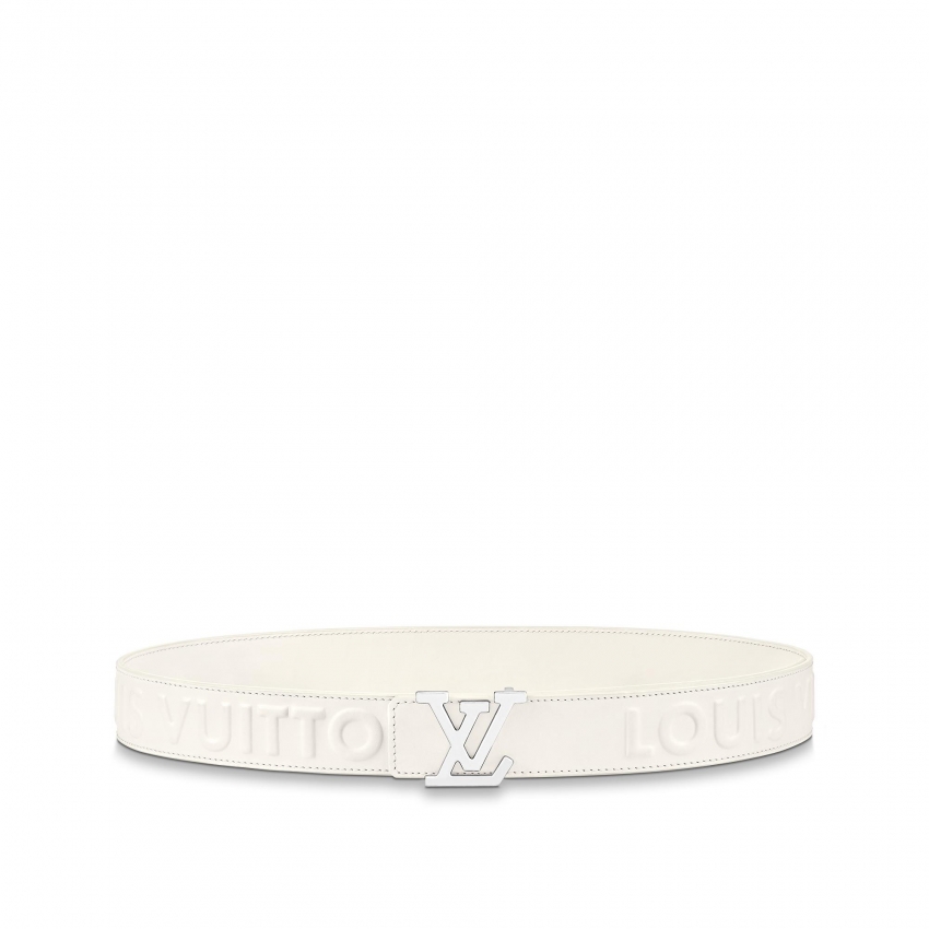 Louis Vuitton LV Aerogram 35MM Reversible Belt - Men - Accessories M0454T White