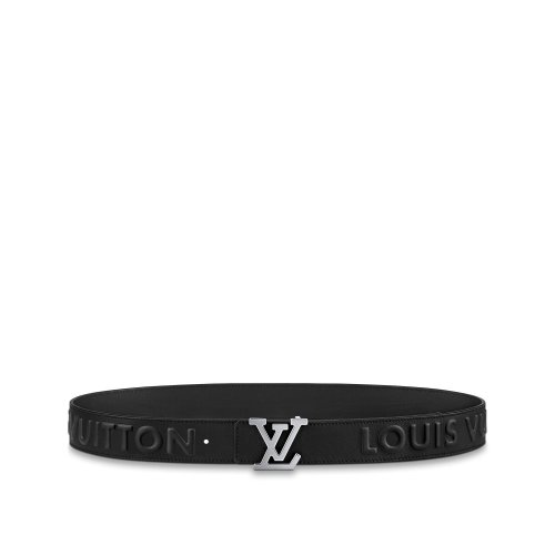 Louis Vuitton LV Aerogram 35MM Reversible Belt - Men - Accessories M0455T Black