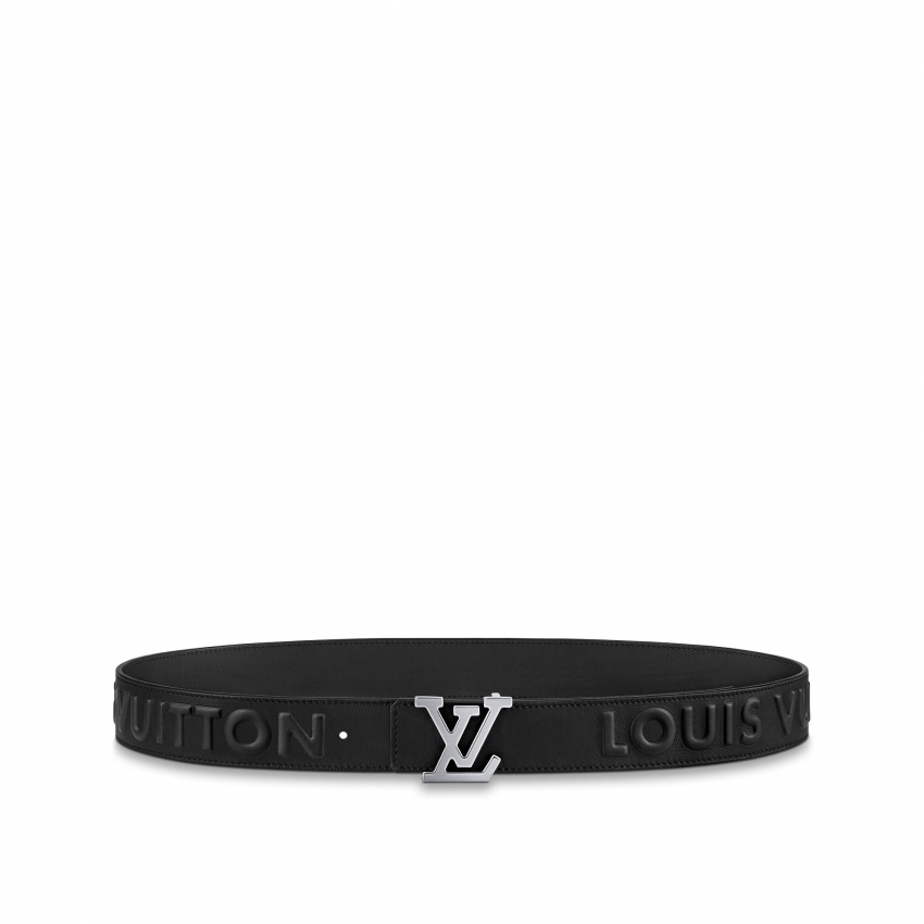 Louis Vuitton LV Aerogram 35MM Reversible Belt - Men - Accessories M0455T Black