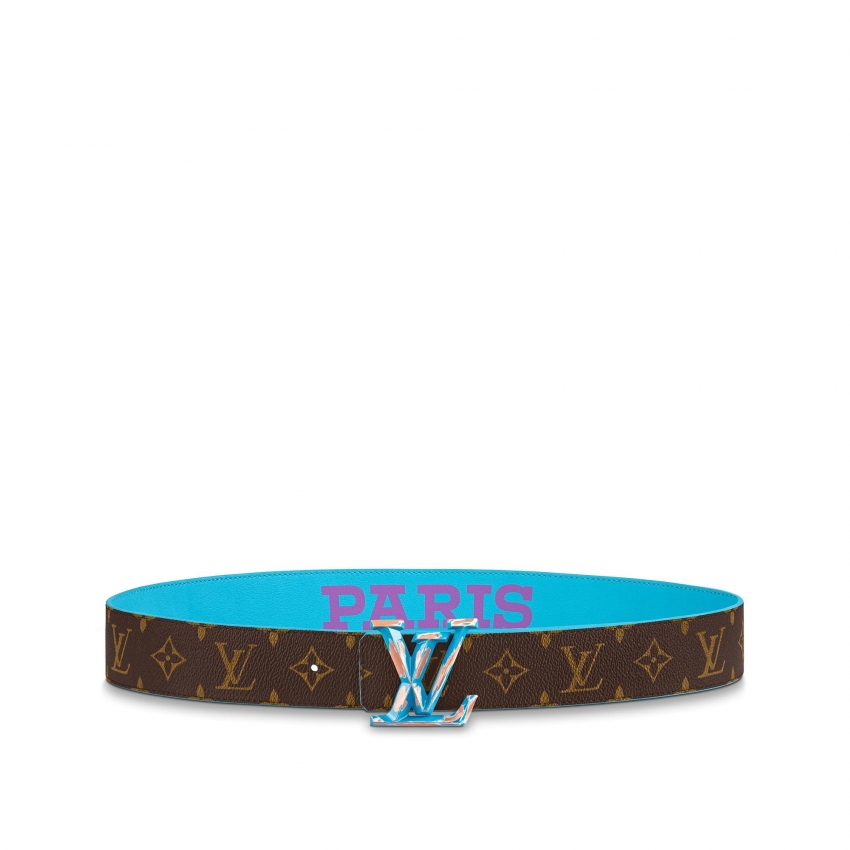 Louis Vuitton Lv Pyramide Cities Exclusive 40MM Reversible Belt - Men - Accessories M0495T