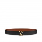 Louis Vuitton LV Pyramide Twisted 40MM Reversible Belt - Men - Accessories M0537T Black