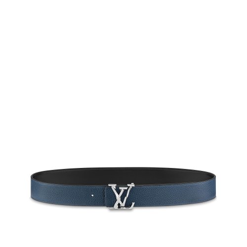 Louis Vuitton LV Pyramide Twisted 40MM Reversible Belt - Men - Accessories M0538T Navy