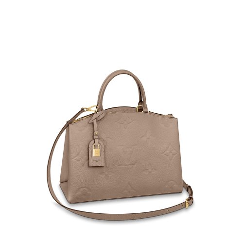 Louis Vuitton Grand Palais Monogram Empreinte Leather Tourterelle - Women - Handbags M45833