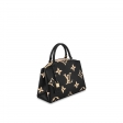 Louis Vuitton Petit Palais Bicolor Monogram Empreinte Leather Black / Beige - Women - Handbags M58913