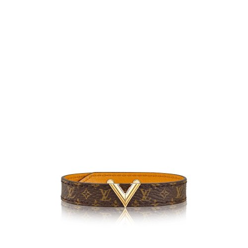 Louis Vuitton Essential V Bracelet Autres Toiles Monogram in Brown - Accessories M6042E