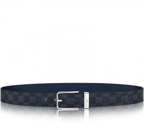 Louis Vuitton Damier Cobalt Canvas Pont Neuf 35MM Belt M6067S