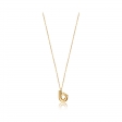 Louis Vuitton Letter B Necklace - Gold Block Letter Initial Charm
