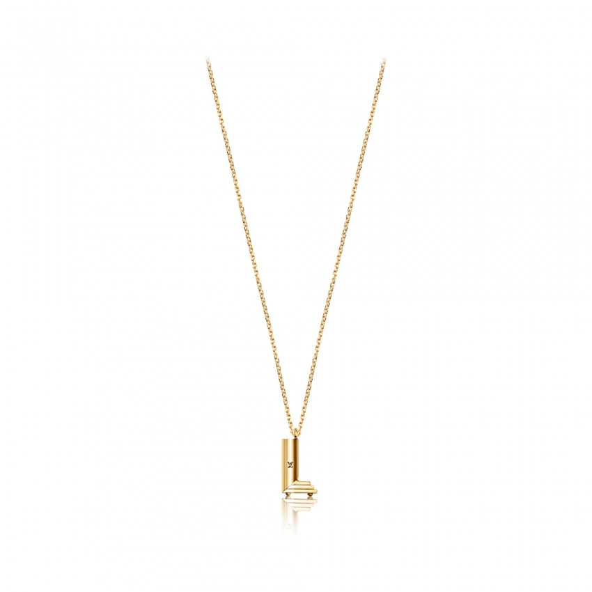 Louis Vuitton LV & Me necklace, letter L in Gold - Accessories M61067