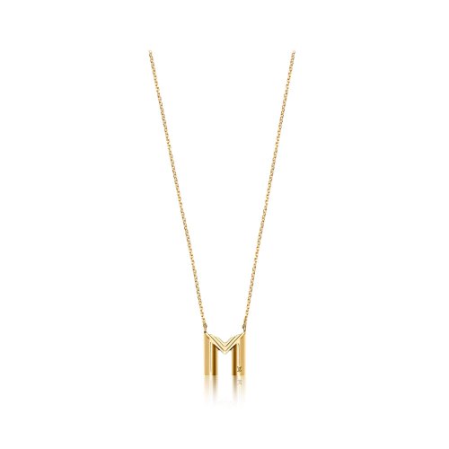 Louis Vuitton LV & Me Necklace, Letter M in Gold - Accessories M61068