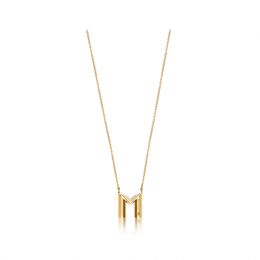 Louis Vuitton LV & Me Necklace, Letter M in Gold - Accessories M61068