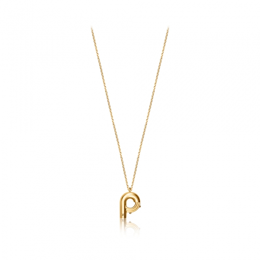 Louis Vuitton LV & Me necklace, letter P in Gold - Accessories M61071